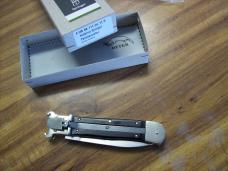Hubertus Knife Shellpuller Patronenzieher Solingen Large Size 11 Exotic Black Ebonywood UNUSED NIB.