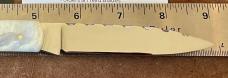Beautiful Graham Clayton Digby's Kelham Island Mother Of Pearl Folding Knife Sheffield England