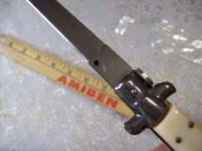 Vintage AKC Italy Stiletto Dagger 13 Incher Imitation Ivory UNUSED Beauty!