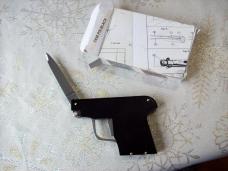 A.G.A. Campolin Rare Italian Gun Knife Black Ebonywood Circa 2019 UNUSED W/Box