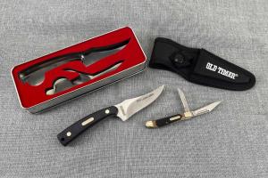 Schrade (China) Old Timer – 2015 Limited Edition Set – 152OT Sharpfinger and 72OT Dogleg Jack