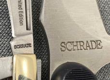 Schrade (China) Old Timer – 2015 Limited Edition Set – 152OT Sharpfinger and 72OT Dogleg Jack