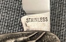 German made (Boker) – Hunting Dogs Scene – Stainless Equal End Pen Knife