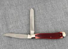 Schrade USA – Small Trapper 285UH – NKCA PROTOTYPE – Smooth Red Bone