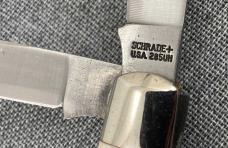 Schrade USA – Small Trapper 285UH – NKCA PROTOTYPE – Smooth Red Bone