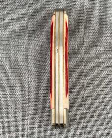 Schrade USA – Small Trapper 285UH – NKCA PROTOTYPE – Smooth Red Bone