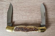 4 5/8" Double Bird's Head Bolsters, Swell Center Half Congress, Nice Stag, File work