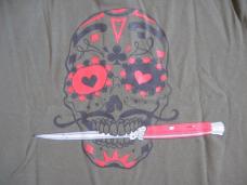 A.G.A. CAMPOLIN Switchblade Knife Polo Shirt