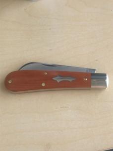 Great Eastern Cutlery Tidioute 933124 Natural Linen Micarta Rams Foot