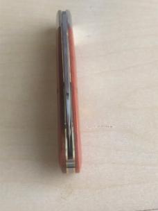Great Eastern Cutlery Tidioute 933124 Natural Linen Micarta Rams Foot