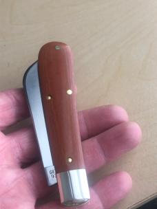 Great Eastern Cutlery Tidioute 933124 Natural Linen Micarta Rams Foot
