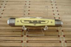 MCGREW ARKANSAW USA VIN. 1993 CHIP CHATS NATIONAL WOODCARVERS ASSOCTATION LTD. EDT. 693 POCKET KNIFE