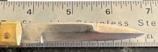 Rare Deerfoot Lever Lock Switchblade Knife, Bayonet Blade, Japan
