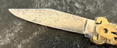 Vintage Shell Puller Lever Lock Switchblade Knife, Japan