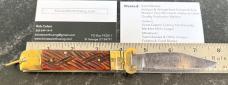 Vintage Shell Puller Lever Lock Switchblade Knife, Japan