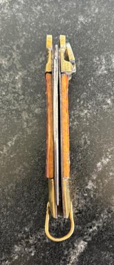 Vintage Shell Puller Lever Lock Switchblade Knife, Japan