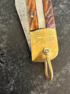 Vintage Shell Puller Lever Lock Switchblade Knife, Japan