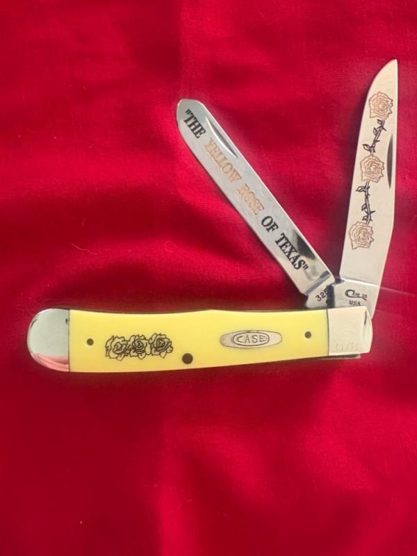 Case “Yellow Rose of Texas” Trapper 