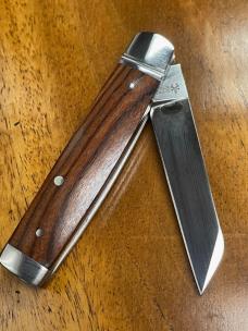 Rosecraft Sweetwater Creek Senator knife with Lambsfoot Blade and Red Sandalwood Covers