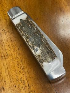Rosecraft Sweetwater Creek Senator knife with Lambsfoot Blade and Stag Covers
