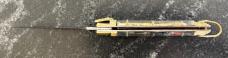 Rare Black Scale Bullfighter Lever Lock Switchblade Knife, Japan