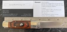 Vintage Fury 2 Position Knife, Fixed Blade & Push Dagger, Japan, Original Box & Sheath, Unused