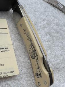 Schrade Cutlery 1991 National Park Service 75th Anniversary Commemorative Knife Made In USA