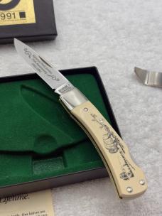 Schrade Cutlery 1991 National Park Service 75th Anniversary Commemorative Knife Made In USA