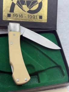 Schrade Cutlery 1991 National Park Service 75th Anniversary Commemorative Knife Made In USA