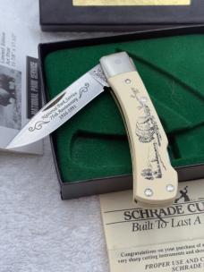 Schrade Cutlery 1991 National Park Service 75th Anniversary Commemorative Knife Made In USA