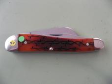   DANIELS FAMILY KNIFE BRANDS-TITUSVILLE CUTLERY-ROOSTER COMB-BARBED WIRE JIG BONE #2