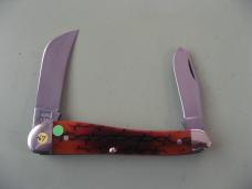   DANIELS FAMILY KNIFE BRANDS-TITUSVILLE CUTLERY-ROOSTER COMB-BARBED WIRE JIG BONE #2