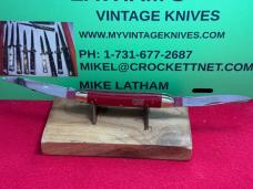 KISSING CRANE SOLINGEN GERMANY 1972 ROBI KLAAS 2820 XII MUSKRAT RED COMPOSITION HANDLES