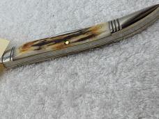 Vintage Winchester 1998 Trade Mark 10034-S Med Stag Handle Toothpick Knife New In Box 