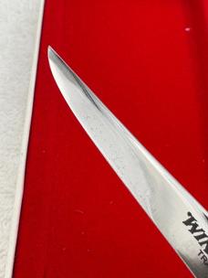 Vintage Winchester 1998 Trade Mark 10034-S Med Stag Handle Toothpick Knife New In Box 
