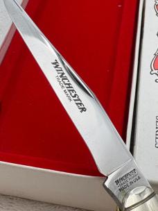 Vintage Winchester 1998 Trade Mark 10034-S Med Stag Handle Toothpick Knife New In Box 