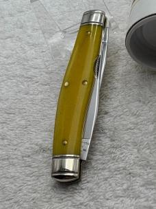 Great Eastern Cutlery Northfield UN-X-LD #81 Yellow Rose Bone Muskrat NIB USA