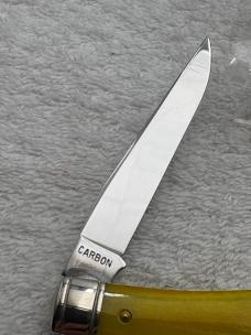 Great Eastern Cutlery Northfield UN-X-LD #81 Yellow Rose Bone Muskrat NIB USA