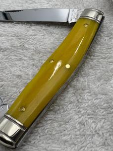 Great Eastern Cutlery Northfield UN-X-LD #81 Yellow Rose Bone Muskrat NIB USA