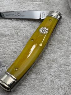 Great Eastern Cutlery Northfield UN-X-LD #81 Yellow Rose Bone Muskrat NIB USA