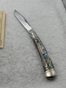 Winchester Abalone Cartridge Series 1 Blade Lock Back Knife New In Box Made In USA