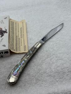 Winchester Abalone Cartridge Series 1 Blade Lock Back Knife New In Box Made In USA