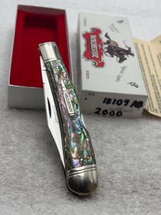 Winchester Abalone Cartridge Series 1 Blade Lock Back Knife New In Box Made In USA