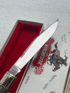 Winchester Abalone Cartridge Series 1 Blade Lock Back Knife New In Box Made In USA