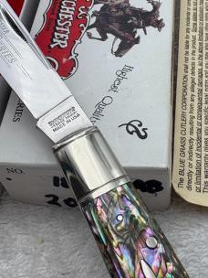 Winchester Abalone Cartridge Series 1 Blade Lock Back Knife New In Box Made In USA