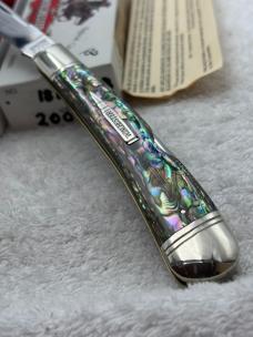 Winchester Abalone Cartridge Series 1 Blade Lock Back Knife New In Box Made In USA