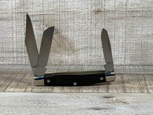 Schrade 34OT Middleman Jack Knife with Black Micarta Handles