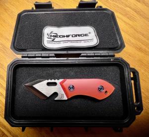 Mechforce Jensen Bergman Collab Brew Tool Fixed Blade Knife 1.93" CPM-MagnaCut Satin Chisel Ground T