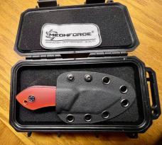 Mechforce Jensen Bergman Collab Brew Tool Fixed Blade Knife 1.93