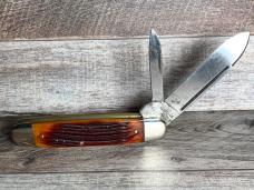 Camillus 23 Equal End Jack (Short Line Model) with Amber Winterbottom Bone Handles
